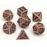 Buy cheap Handmade Antiwear Resin Polyhedral Dice Portable For Shadowrun product