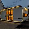 Buy cheap Steel Structure Tempered Glass Movable Store Prefab Shop Modular Cafe Container Pod House from wholesalers