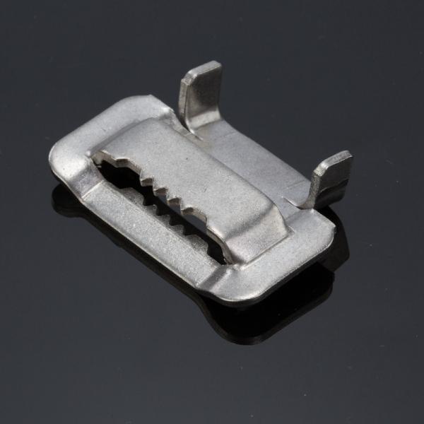 Buy cheap 304 Stainless Steel Cable Tie Buckle 5/8" Tooth Type Packing Buckle from wholesalers
