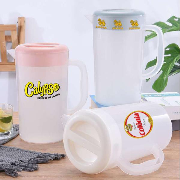 Buy cheap Large Capacity Plastic Beer Pitcher Heat Resistant Plastic Water Jug With Lid 70oz from wholesalers