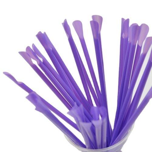 Buy cheap Shave-ice Milk Shake Disposable PLA Straw With Spoon Multi-color PLA Spoon Straws Scoop Snow Cone Straws from wholesalers