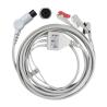 Buy cheap 3 Lead Clip Lead Wires ECG Medical TPU Patient Cable For ECG Machine from wholesalers