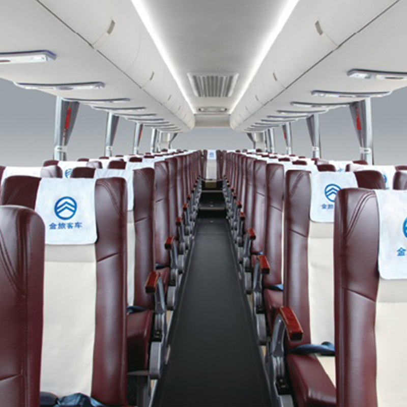 59 Seats Luxury Diesel Engine Manual Double Decker Bus With FAST 6DS180T Transmission