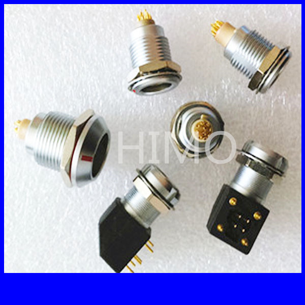 90 degree lemo connector FHG 0B/1B/2B multi pins connector