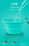 BB Green Outdoor Collapsible Silicone Dog Water Bowl For Walking Hiking