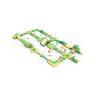 Buy cheap Yellow Green PVC Inflatable Water Obstacles Circle Challange For Sale product