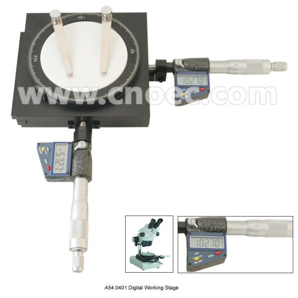 Buy cheap Dia 95mm Microscope Accessores Digital Working StageA54.0401 from wholesalers