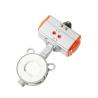 Buy cheap Fully Lined PTFE Soft Seal Ductile Iron Pneumatic Clamp Butterfly Valve for Industrial from wholesalers