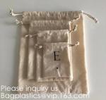 Cotton Reusable Grocery Bags, Produce Bags, Jewelry Pouch, Muslin Brewing bags,