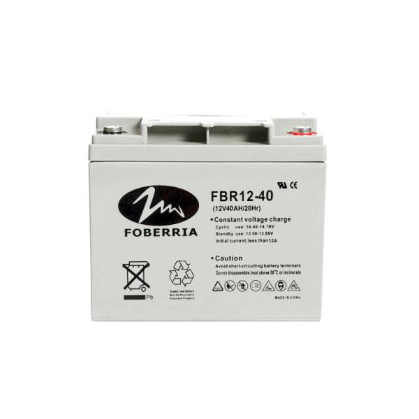 VRLA AGM Sealed Lead Acid Battery 12V 40Ah Low Discharge rechargeable battery