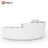 Buy cheap High Gloss Painting Glass Top Reception Desk For Meeting Room Furniture from wholesalers