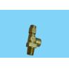 Buy cheap Needle Type Oxygen Cylinder Valves / Pressure Relief Valve Not Have Cracks from wholesalers