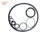 Black Abrasion Resistance NBR 70-75 Shore O-Rings For Repair Machine