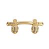 Buy cheap Gold Lightweight Plastic Coffin Handles PP Material from wholesalers