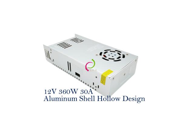 Buy cheap Light Box IP20 LED Driver Light Strips Aluminium 60Hz 12V 30A 360W Power Supply from wholesalers