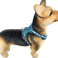 Buy cheap 16 Inches Custom Blue Emergency Escape Proof Dog Harness For Small Dogs Tear product