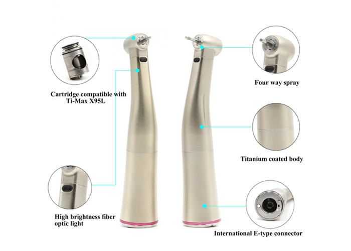 1:5 increasing fiber optic contra angle surgical dental handpiece
