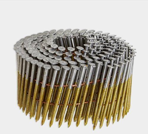 Buy cheap 2" 50mm Wooden Pallet Coil Nails 15 Degree Galvanized Steel for Construction Projects from wholesalers