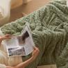Buy cheap Blanket Solid Color Super Soft Thick Flannel Sherpa Fleece Blanket for Your Customer from wholesalers