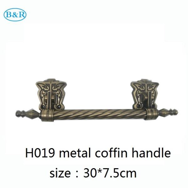 Buy cheap Zamak Coffins And Caskets Accessories Metal Casket Handles 30 * 7.5 Cm from wholesalers