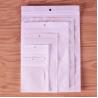 Buy cheap Pink Color Printed Heat Seal Reusable Zipper Small Plastic Bags With Euro Hole for Makeup Tools Packaging from wholesalers