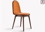 Nordic Fabric Low Back Wooden Dining Chairs Coloured Indoor Commercial Furniture