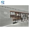 Buy cheap Black Golden Color Wooden Clothes Display Rack For Shop Interior Design from wholesalers