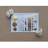 Buy cheap Yellow gold metallic tattoo from wholesalers