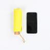 Buy cheap Backpack Pocket Size Compact Travel Umbrella Yellow Small Foldable Umbrella from wholesalers
