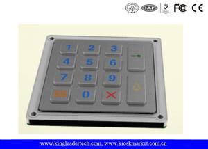 Wholesale Backlit Vandal Proof Metal Keypad With 14 Keys For Door Access System from china suppliers