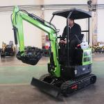 Swing Boom 1.8Tone Mini Hydraulic Excavator Tailless Small Home Excavator