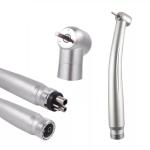 Push Button Spray Dental Turbine Handpiece High Speed 3 Way