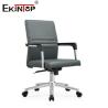 Buy cheap Mid Back Executive Leather Office Chair With Metal Base And Armrests from wholesalers