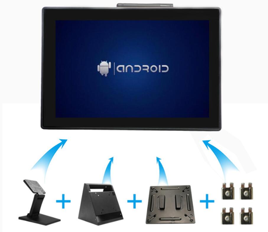 embedded 18.5" 19" inch open frame WIFI network android touchscreen TFT LED player AD signage display