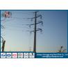 Buy cheap Electric Power Transmission Steel Utility Poles Custom Color For 3mm Thickness from wholesalers