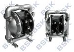 Compressed Air Driven Diaphragm Pump , Vacuum 2 Inch Diaphragm Pump
