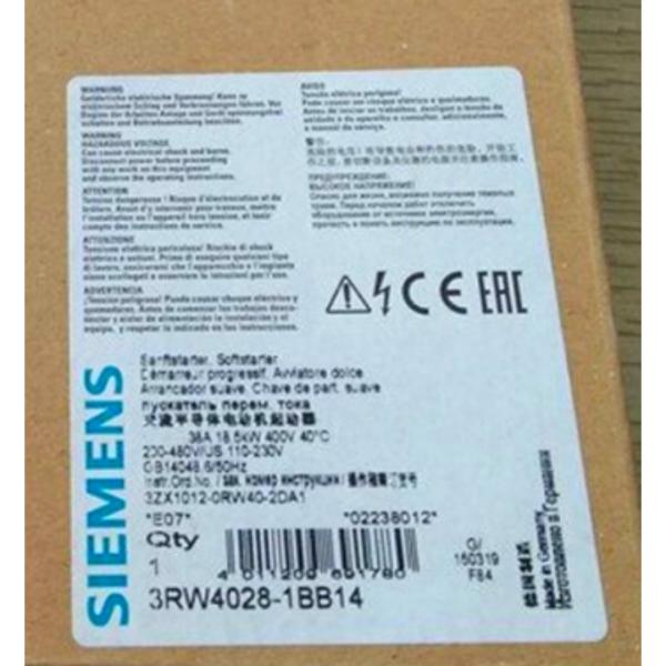 Buy cheap SIEMENS 3RW4028-1BB14 SIRIUS SOFT STARTER S0 38 A, 18.5 KW/400 V, 40 °C 200-480 V AC, 110-230 V AC/DC SCREW TERMINALS from wholesalers
