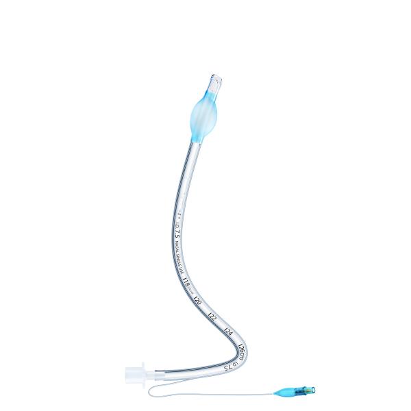 Buy cheap Hospital Preformed Nasal Intubation Tube Cuffed ETT 3-11mm Size from wholesalers