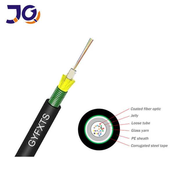 Buy cheap GYFXTS Unitube Central Loose Tube Outdoor Fiber Optic Cable Armored Cable from wholesalers