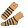 Buy cheap Yellow Smile pattern mens aloe socks Polyester plush therapy 19x13x8.5 cm from wholesalers