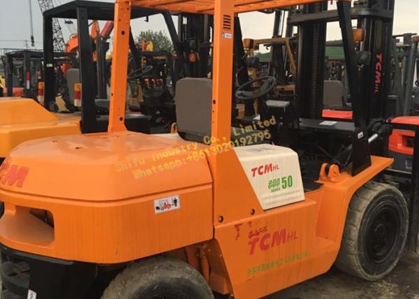 Second Hand Forklifts TCM FD50 used japan forklifts cheap for sale 5 ton