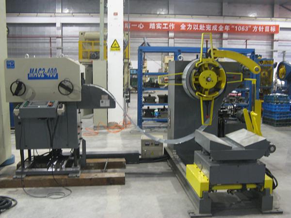 Buy cheap 3 In 1 Decoiler Straightener Feeder Leveling Machine Stamping Production Line from wholesalers