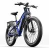 Buy cheap 500W Metallic Blue Electric Bike 48V Bafang Motor Fat Tire Ebike Full Suspension from wholesalers