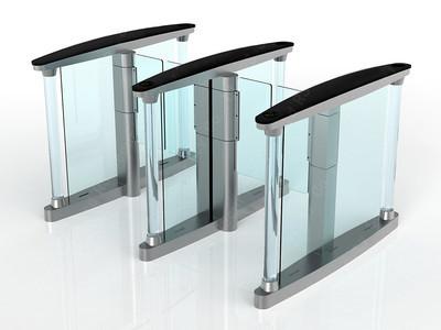 Buy cheap Automatic Glass Door 550mm 50 People/Min Speed Gate Turnstile from wholesalers