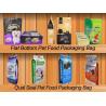 Buy cheap foil slider zipper bags aluminium slider zipper bags treat slider bags treat bags dog food bags cat food bags fish food from wholesalers