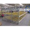 Buy cheap Powder Coated Galvanized Carton Flow Rack Heavy Duty With Rollers from wholesalers