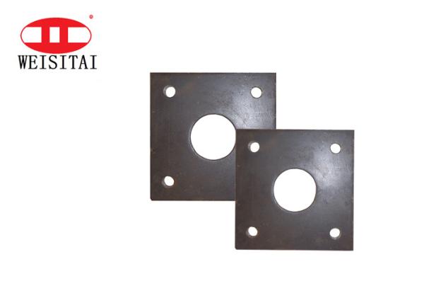 Buy cheap 120*120*8 Heavy Duty Square Steel Scaffolding Base Plate from wholesalers