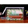 Buy cheap Biodegradable Custom Logo Travel Vinyl Waterproof Beach Zipper Cosmetic Bag TPU PVC Toilet Wash Bag from wholesalers