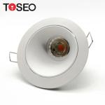 LED Recessed Spot Anti Glare Downlights Europe Modern Black White Fixed