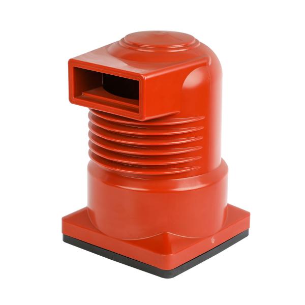 4000A 24kV HV Spout Epoxy Resin Insulator , Epoxy Resin Cast Bushing With 5